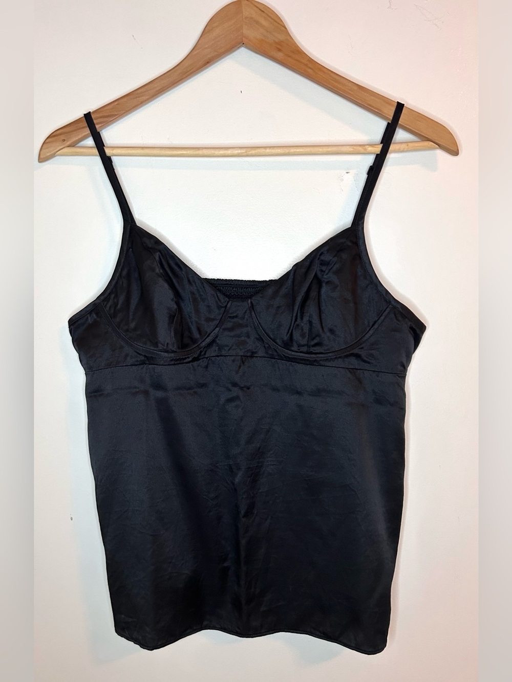 AllSaints Rali Top black empire style cami top in US 6/UK 10.